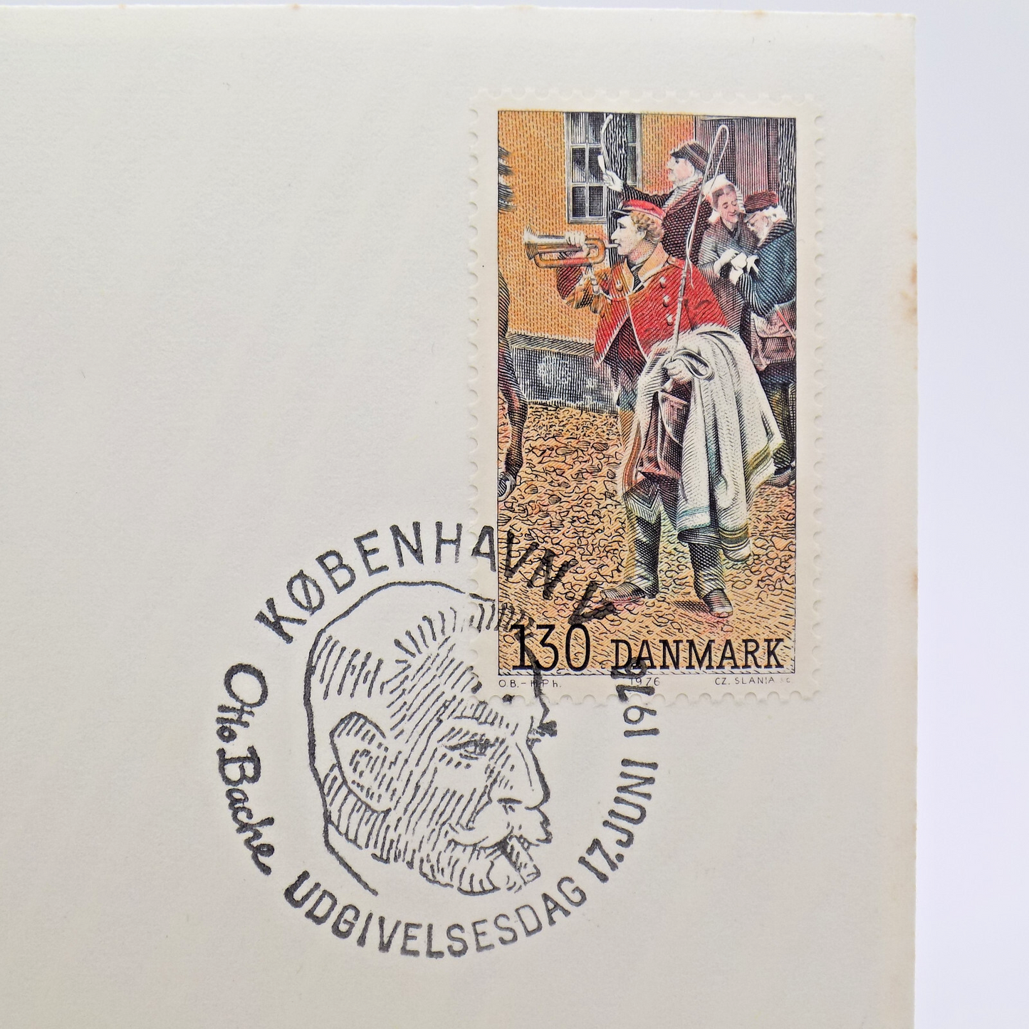 1976 Int'l Society of Postmasters Denmark's Stamp Exhibition-HAFNIA Silver Medal