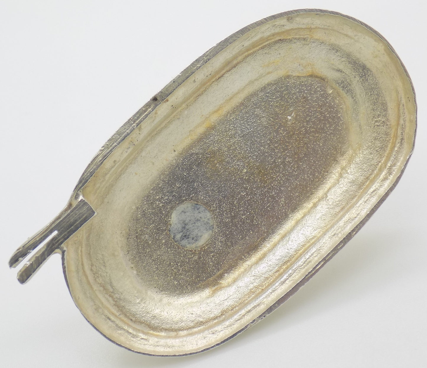 Vintage Italian Handmade Genuine Silver Horse Place Card Holder Florence Tuscany