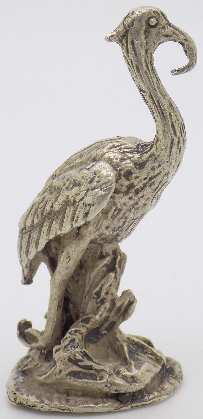 Vintage Italian Silver 810 Bird Figurine RARE River 51g 1950s Handmade
