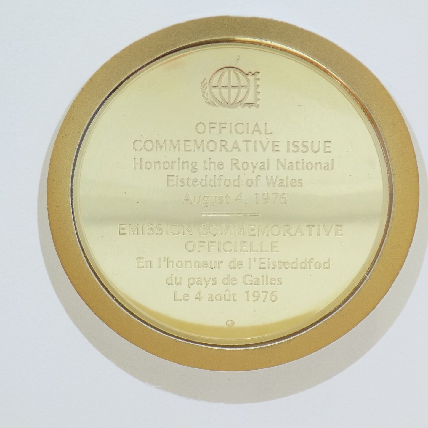 1976 Intl Society of Postmasters Royal national Eisteddfod of Wales Silver Medal