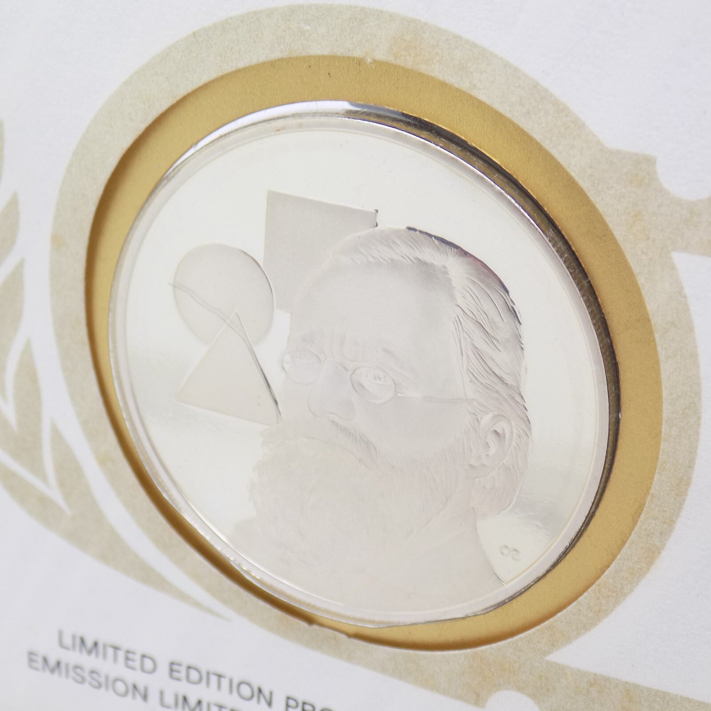 1976 Int'l Society of Postmasters Bezalel Academy of art-Jerusalem Silver Medal