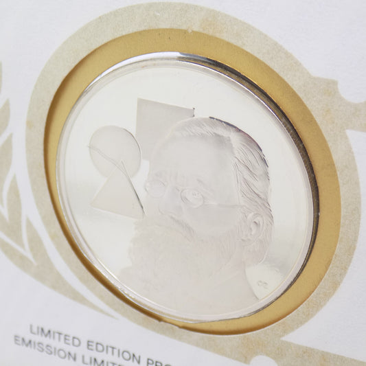 1976 Int'l Society of Postmasters Bezalel Academy of art-Jerusalem Silver Medal