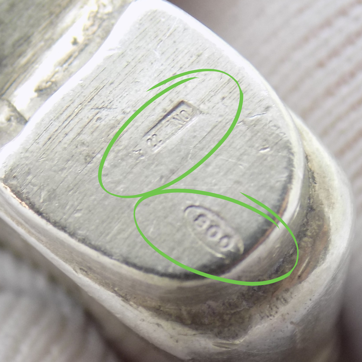 Vintage Italian 800 Silver Renaissance Shoe Figurine 1970s 1980s Novara