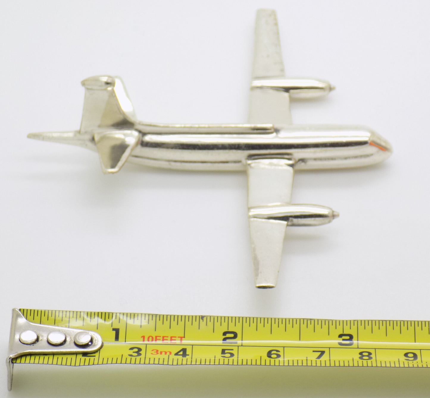 Vintage Italian Handmade Sterling Silver 925 LARGE Passenger Aircraft Airliner