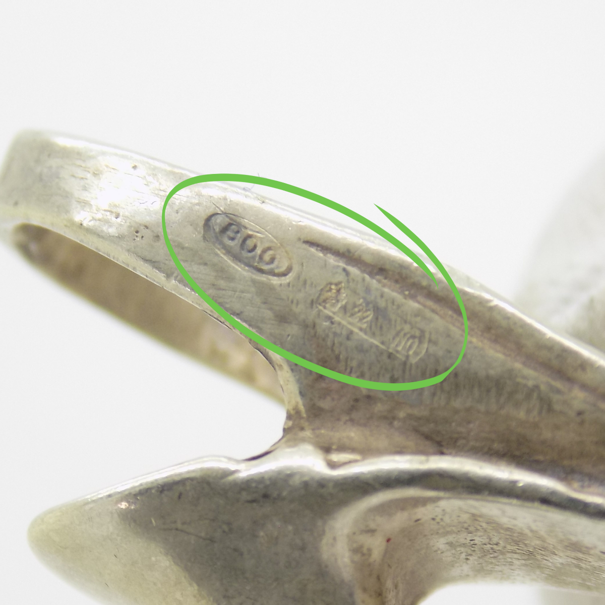 Vintage Italian Silver Miniature Shoe Figurine Handmade 800 Silver Collectible