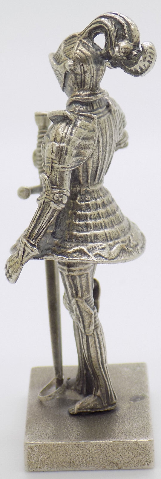 Vintage Italian Handmade Genuine Silver RARE Knight Medieval UNO-A-ERRE Figurine
