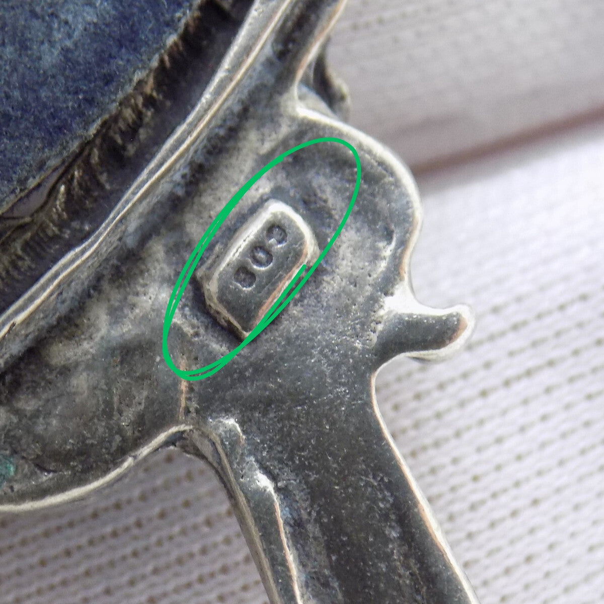 Vintage Italian Handmade Genuine Silver Heart Shaped Dollhouse Mini Frame