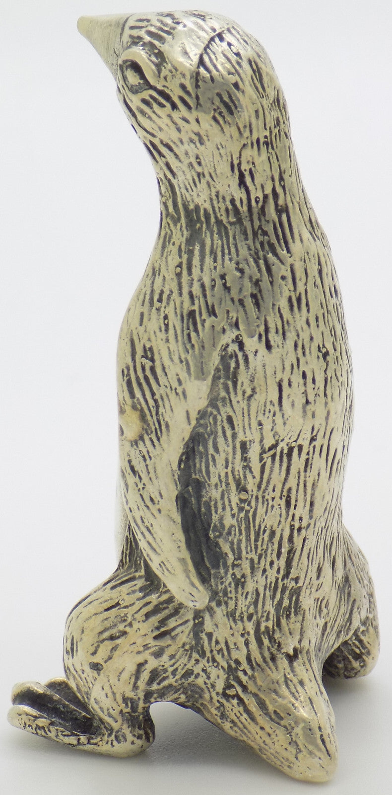 LARGE Vintage Italian Silver RARE Penguin Figurine 800 Handmade Tuscany 1960s