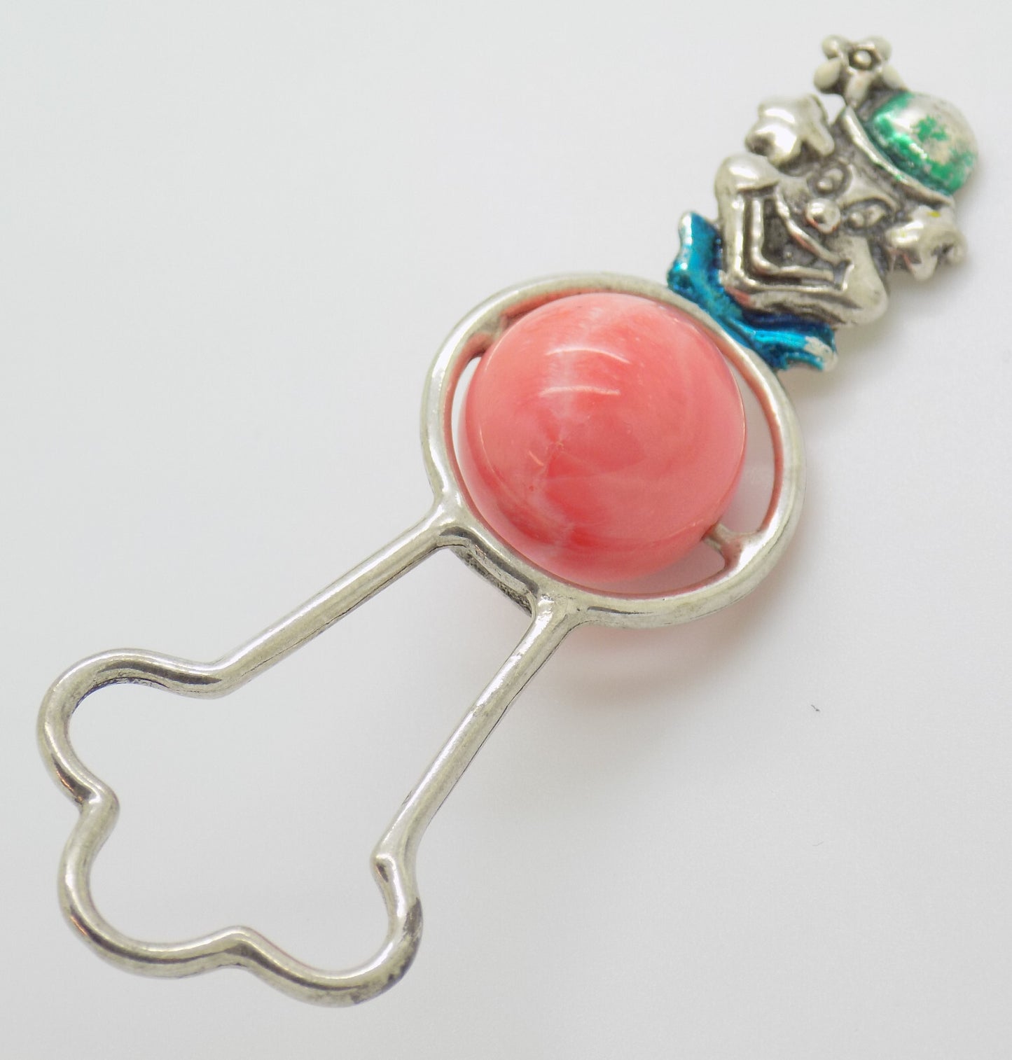 Vintage Italian Handmade Genuine Silver .800 Clown Themed Figurines Miniatures