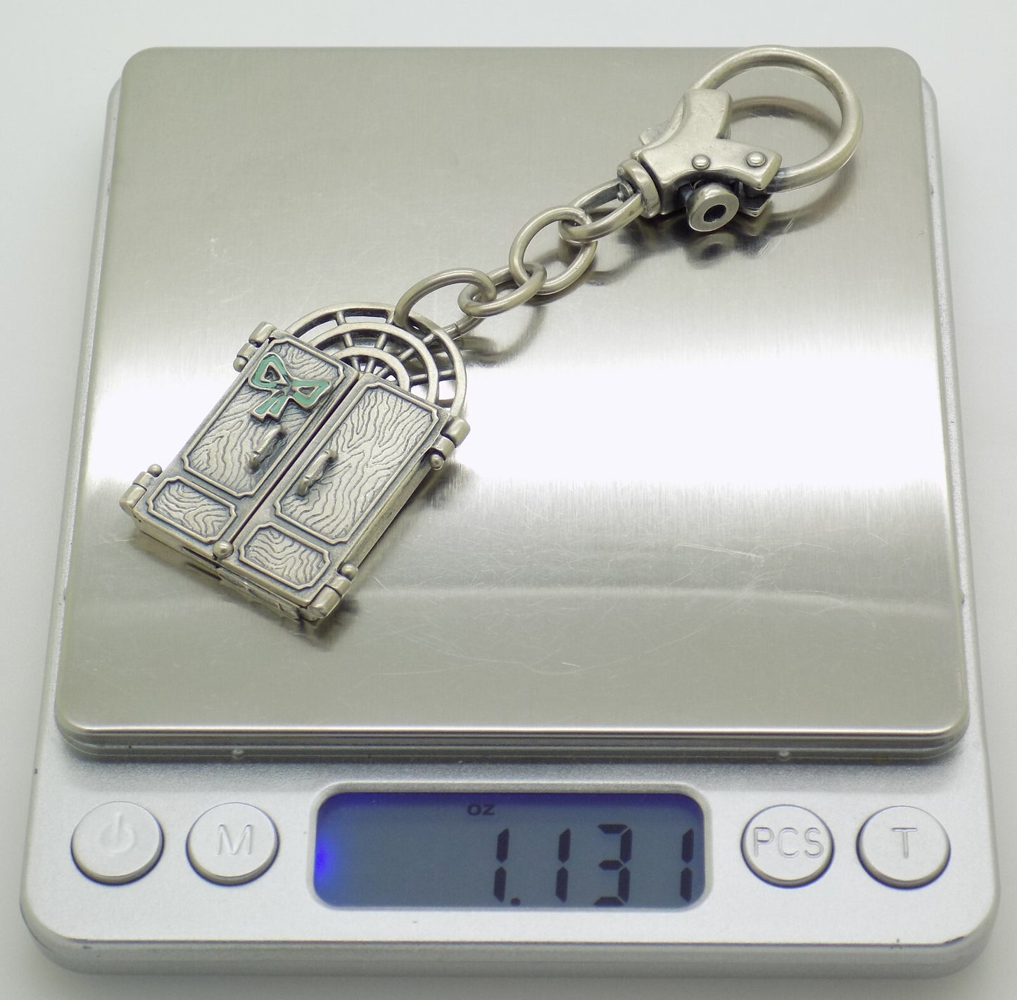 Vintage Italian Handmade Sterling Silver 925 UNO-a-ERRE Newborn Photo Keychain