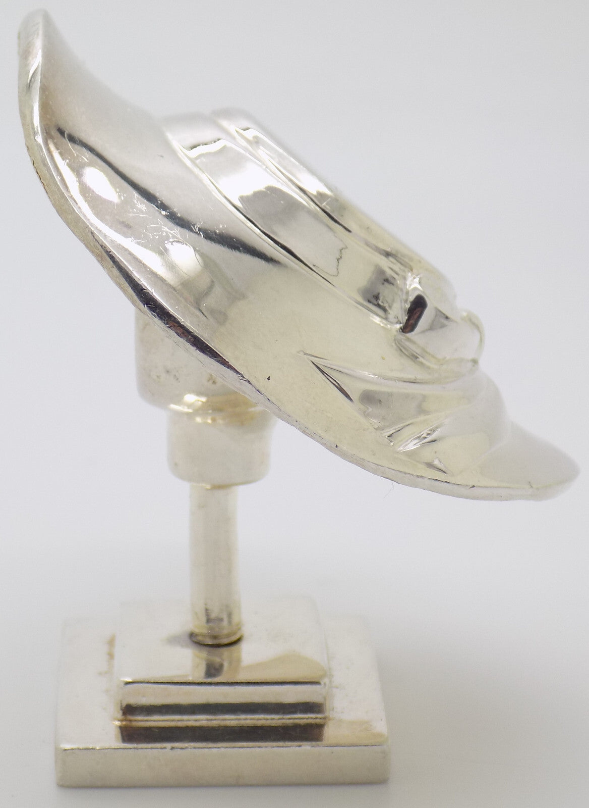 Vintage Italy Handmade Sterling Silver 925 Mannequin Head Hat Display Figurine