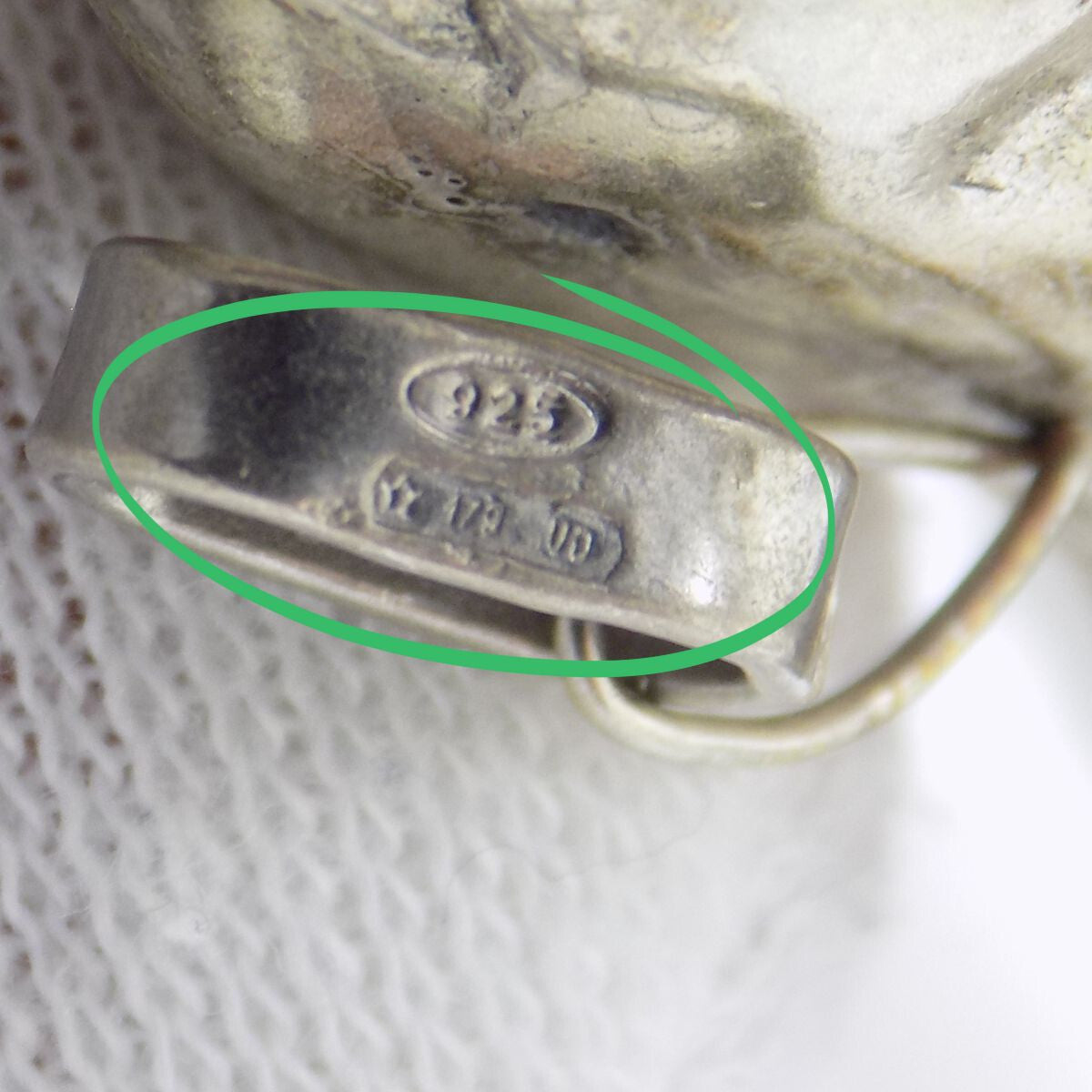 Large Vintage Italian Sterling Silver Horse Pendant Figurine 925 Udine 1970s