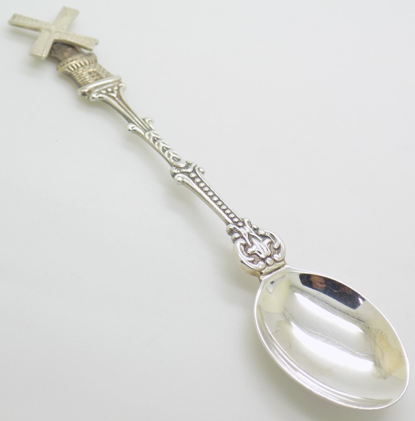 Vintage Sterling Silver 925 Teaspoon Windmill Spinning Blades Handmade