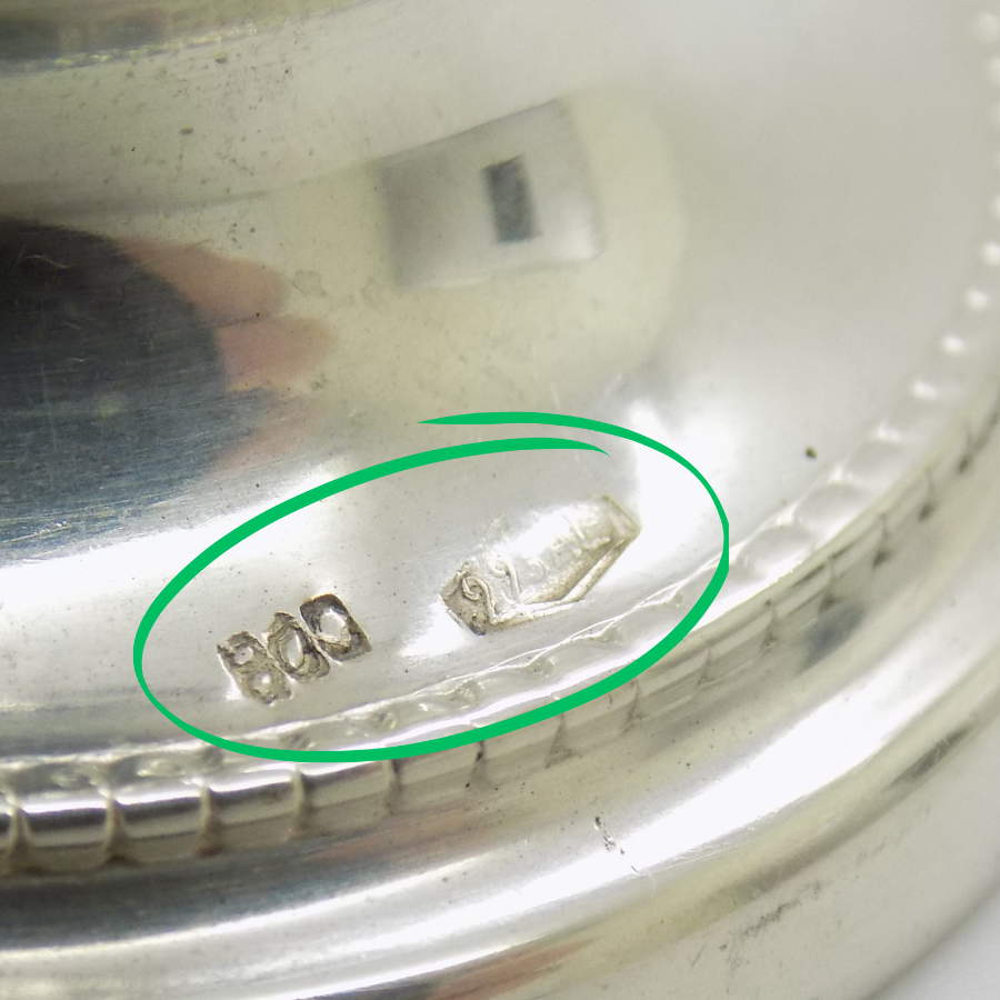 Vintage Italian Handmade Genuine Silver Sword-Wielding Chinese Immortal Figurine