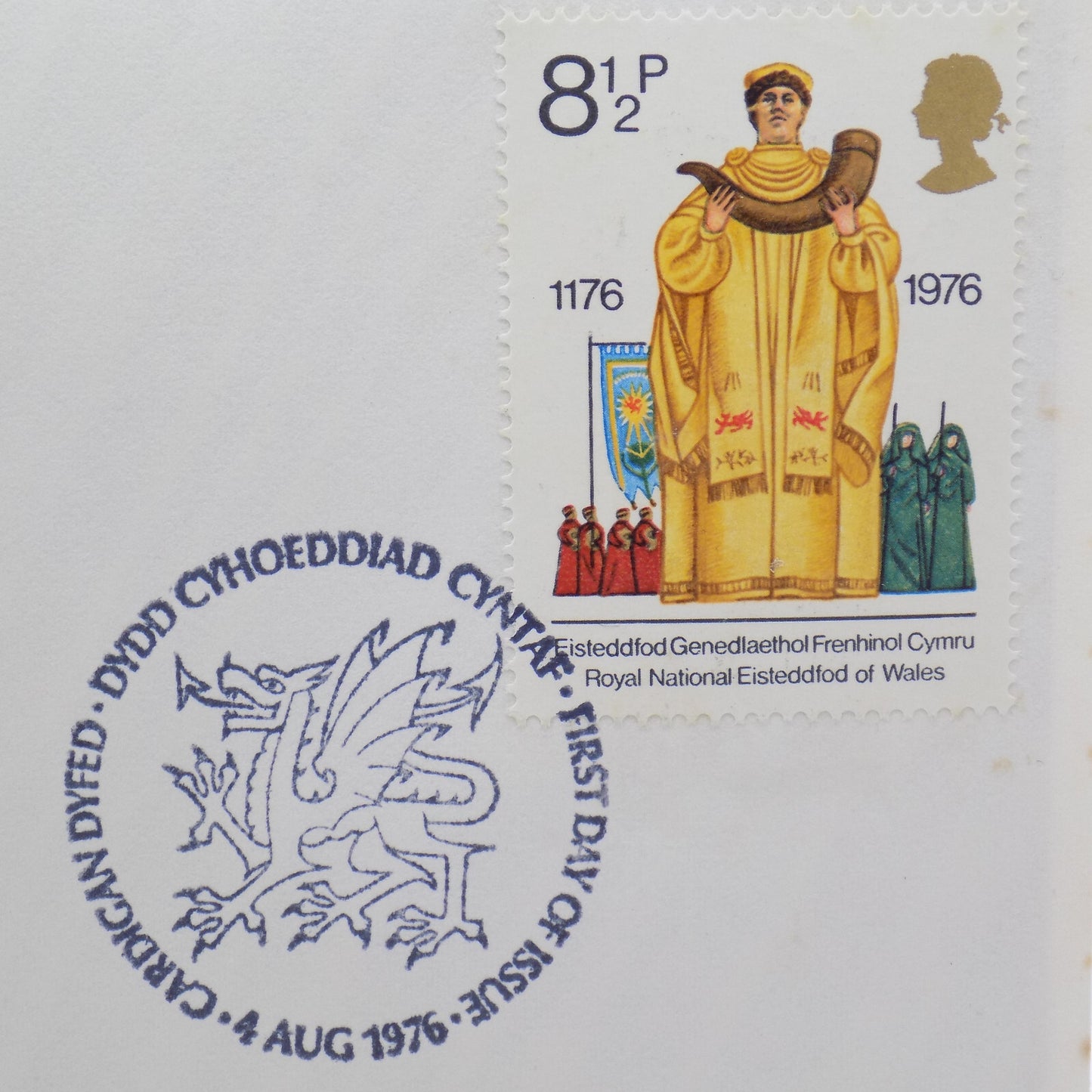 1976 Intl Society of Postmasters Royal national Eisteddfod of Wales Silver Medal