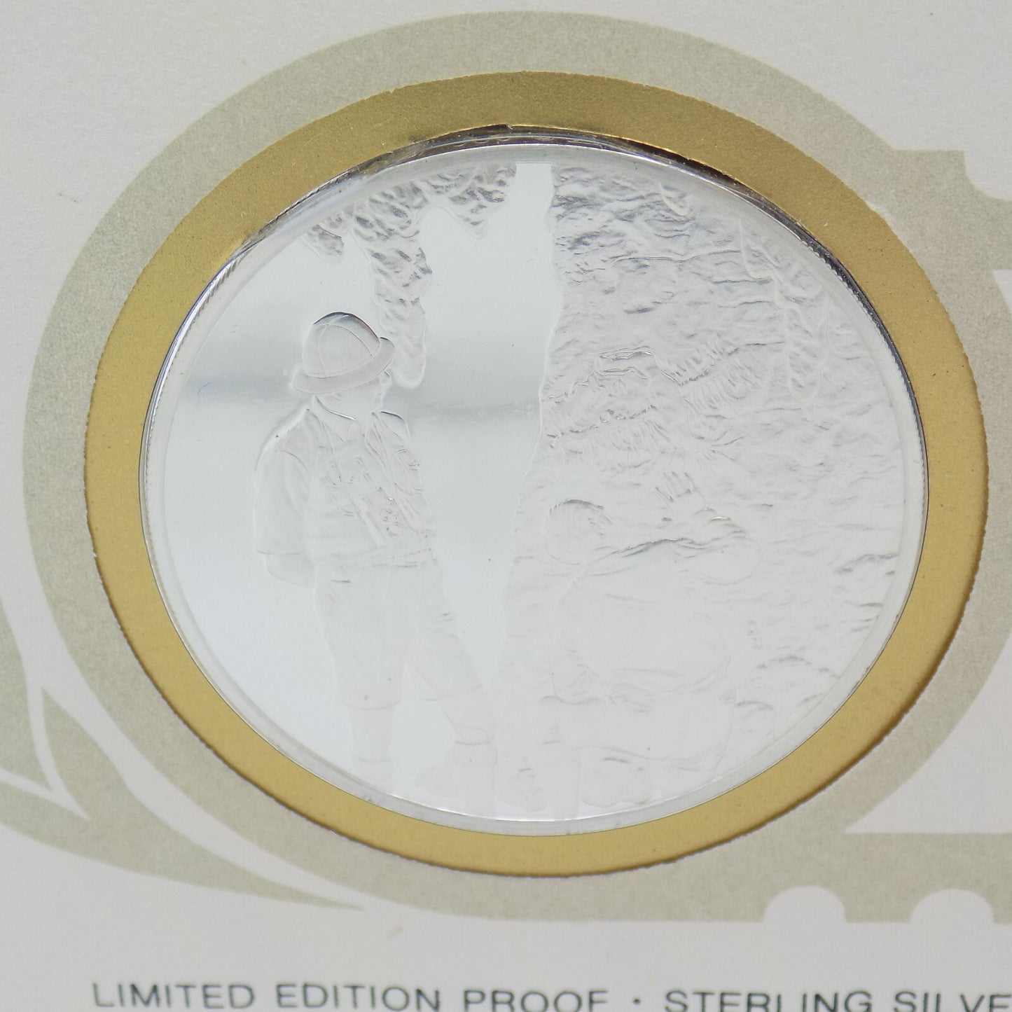 1977 Int'l Society of Postmasters Primitive Painting in Netherlands Silver Medal