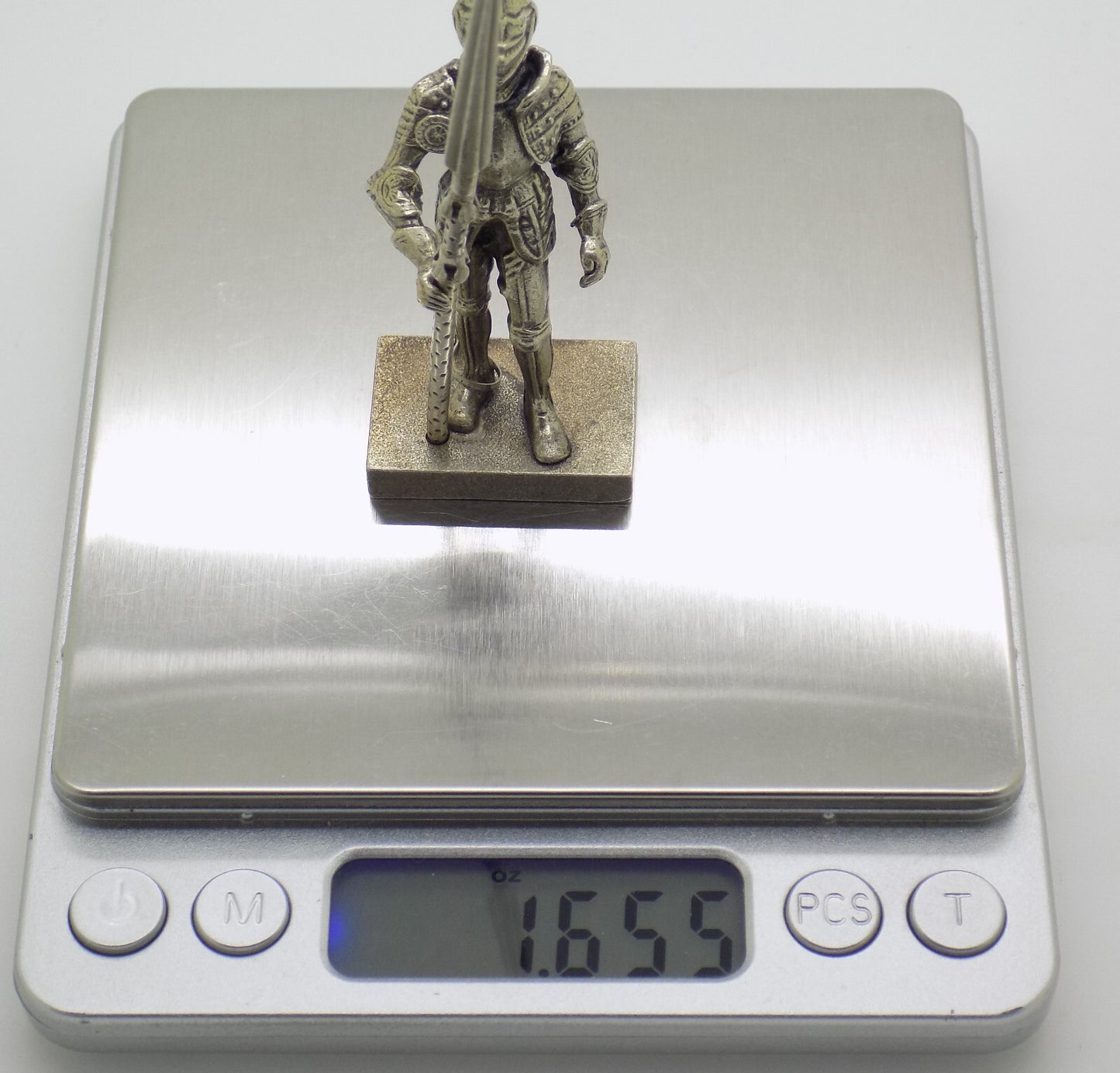 Vintage Italian Handmade Genuine Silver UNO-A-ERRE Knight Rare LARGE Figurine