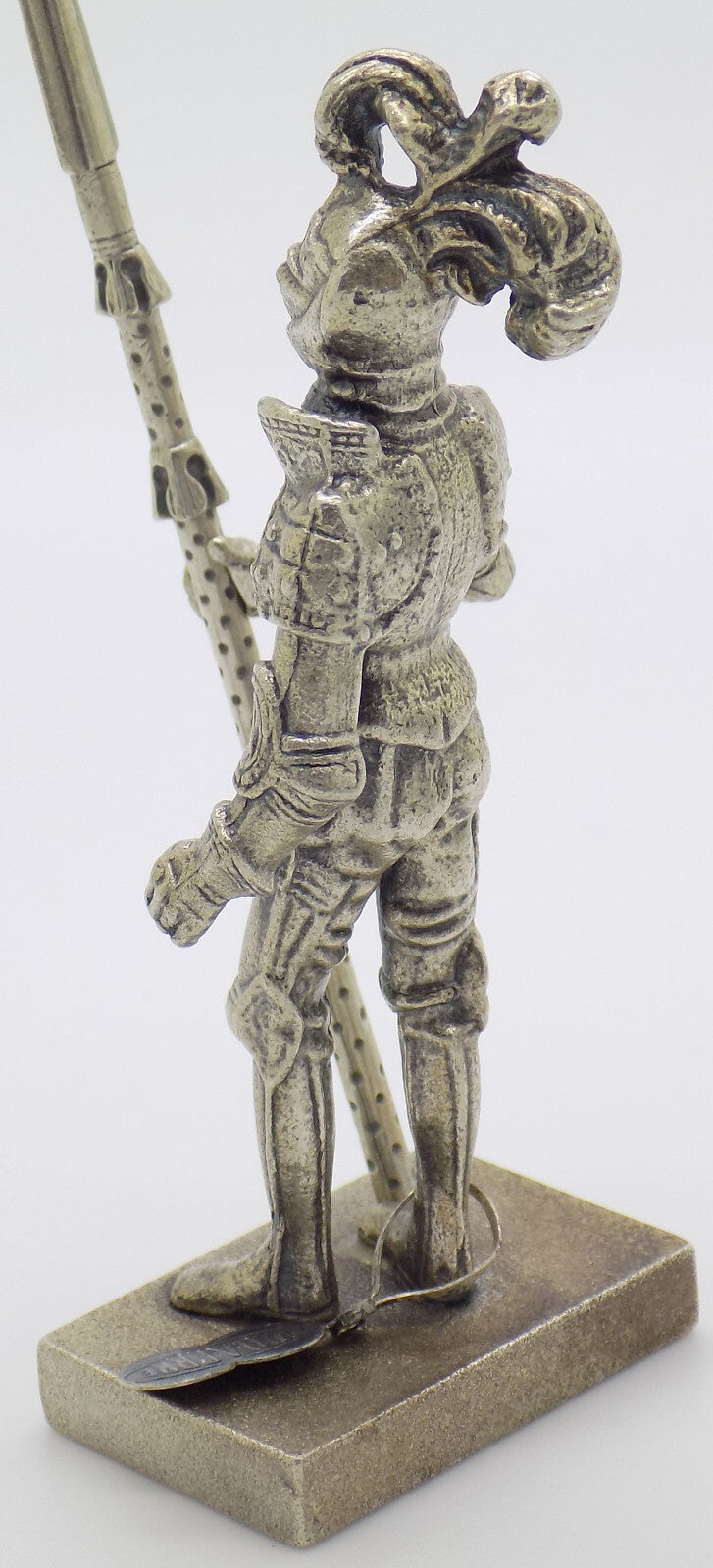 Vintage Italian Handmade Genuine Silver UNO-A-ERRE Knight Rare LARGE Figurine