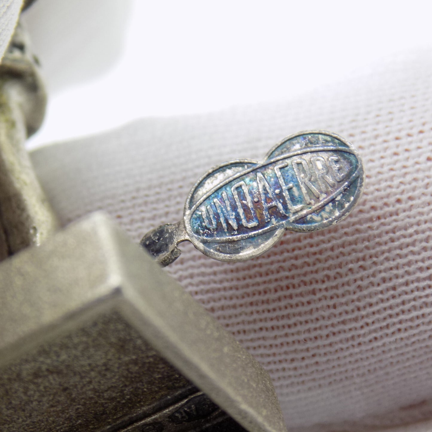 Vintage Italian Handmade Genuine Silver Rare Medieval Knight UNO-A-ERRE Figurine