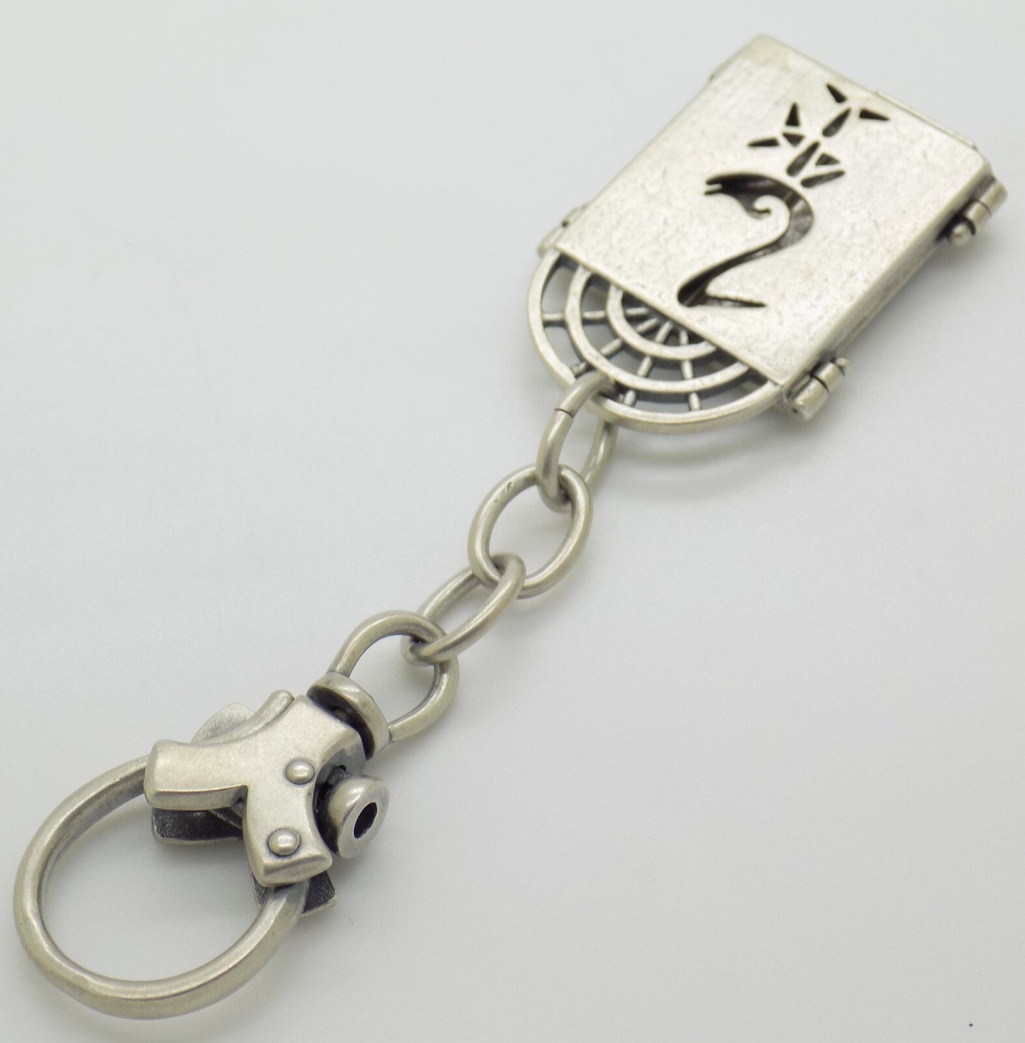 Vintage Italian Handmade Sterling Silver 925 UNO-a-ERRE Newborn Photo Keychain