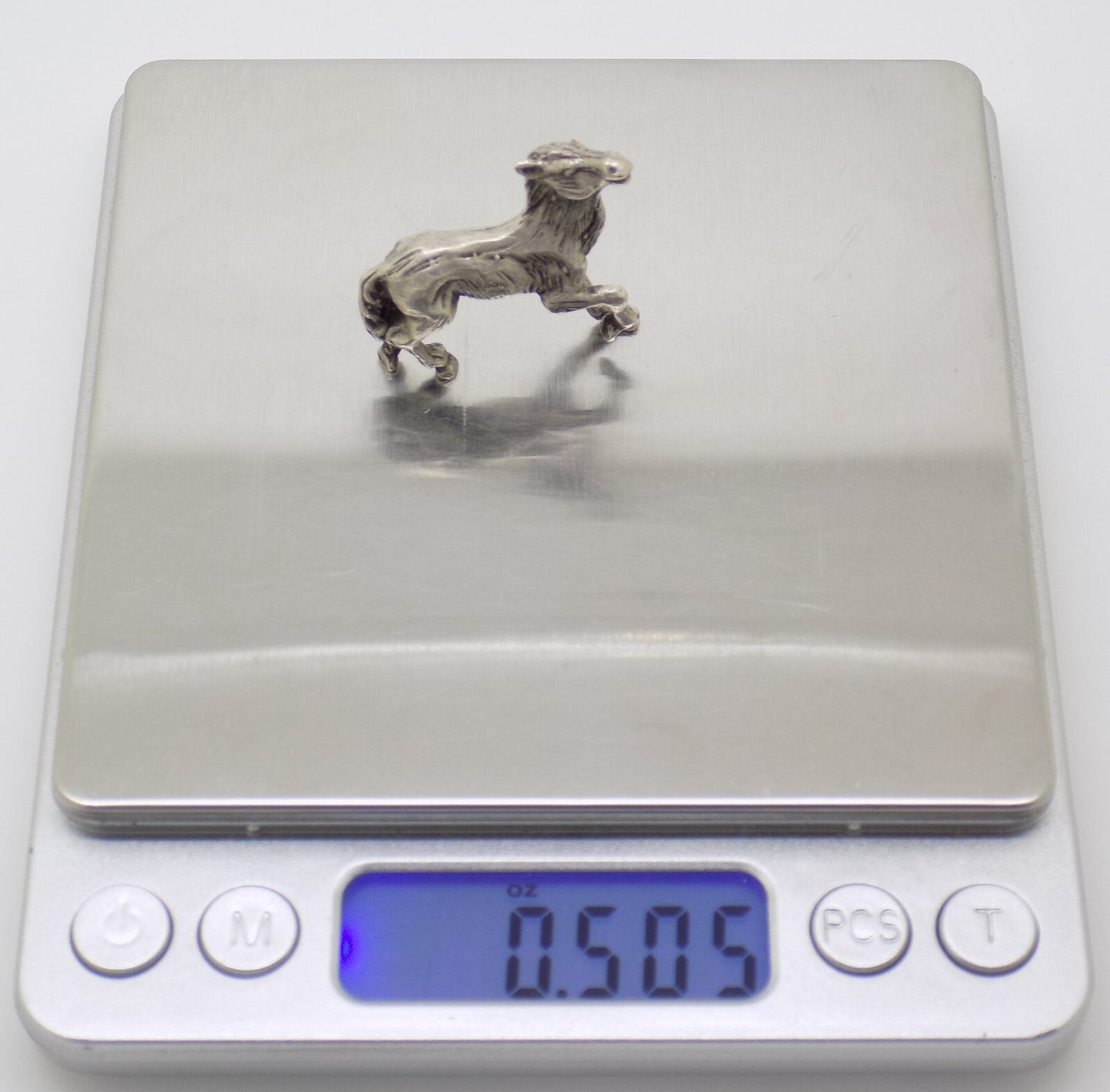 Vintage Italian Handmade Genuine Silver .800 Foal Horse RARE Dollhouse Miniature