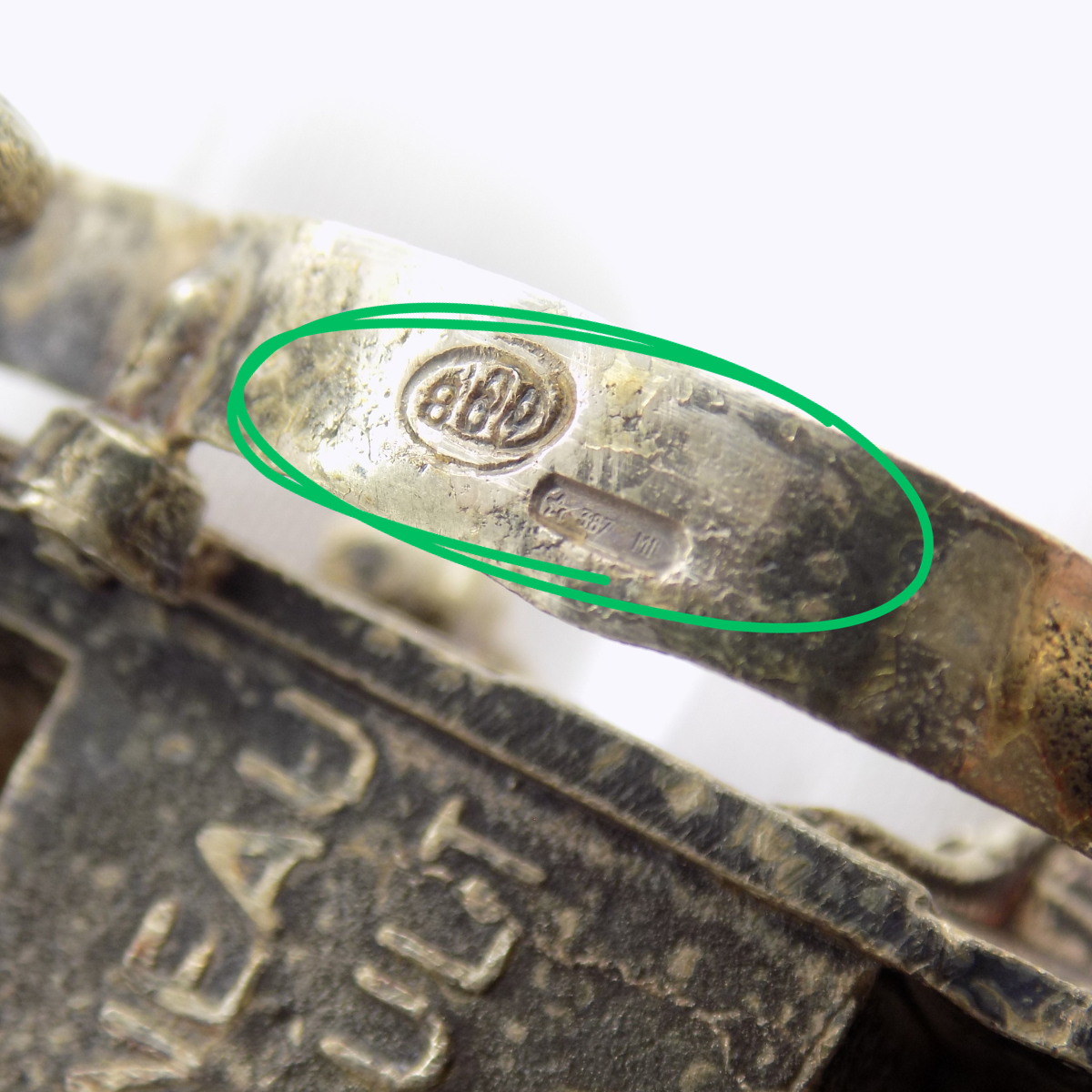 Vintage Italian Handmade Genuine Silver Tonneau Renault 1900 Car RARE Figurine