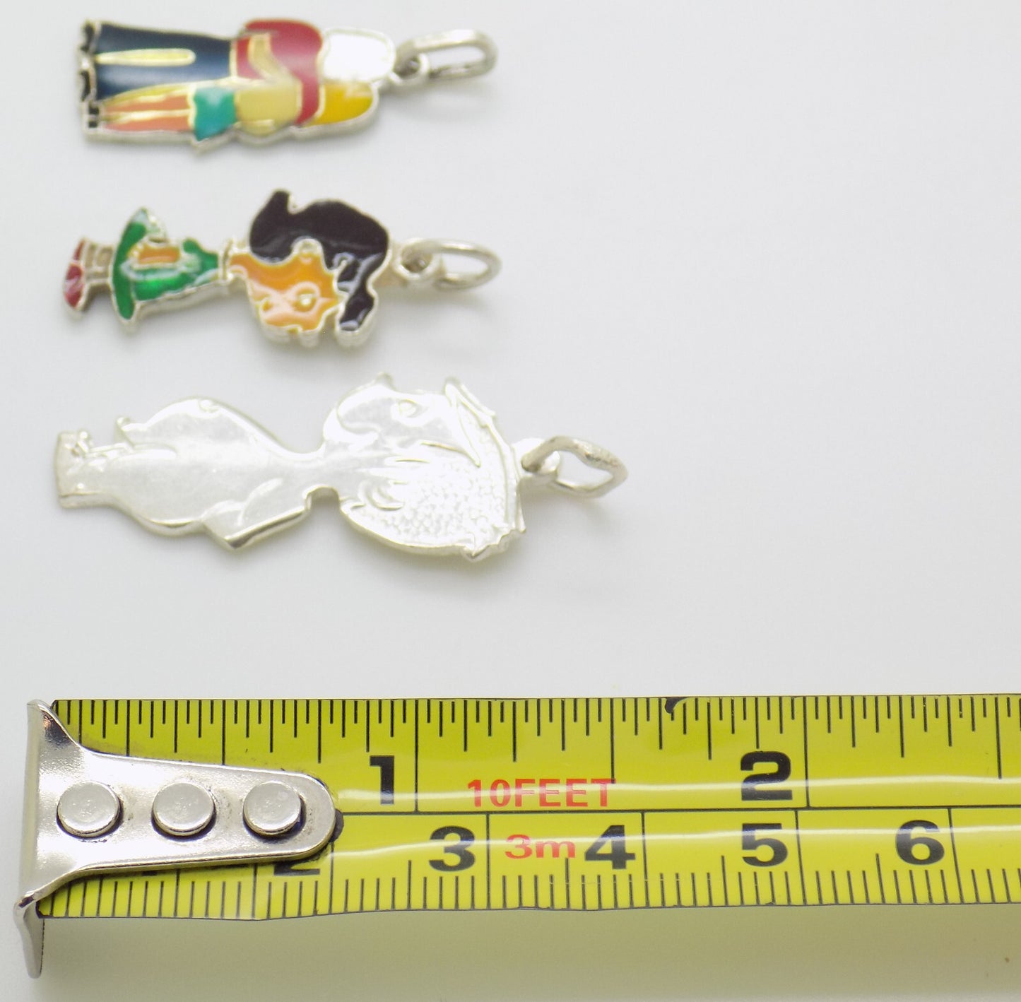 Vintage Italian 70s Handmade Genuine Silver & Sterling 925 Pendants Collection