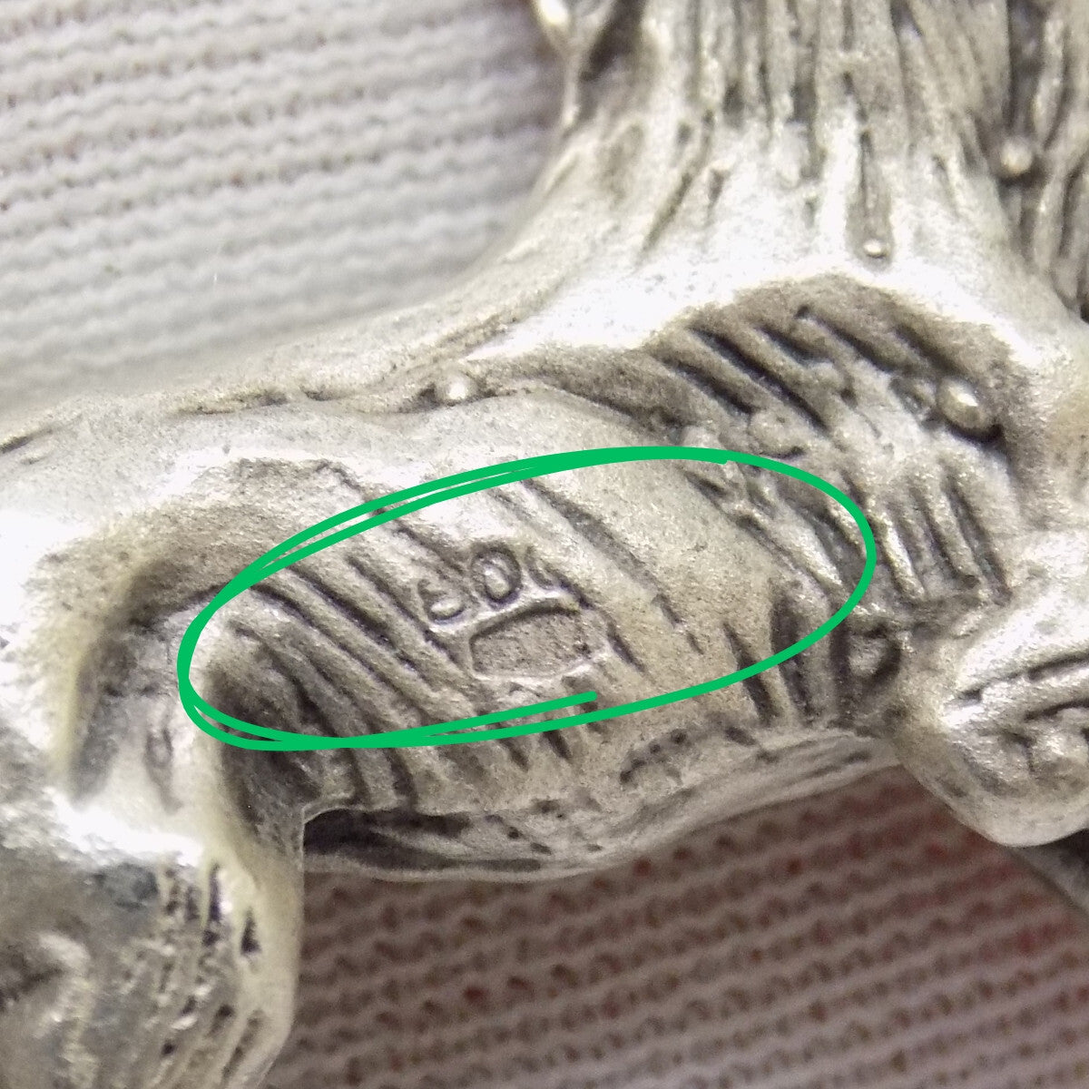 Vintage Italian Handmade Genuine Silver .800 Foal Horse RARE Dollhouse Miniature