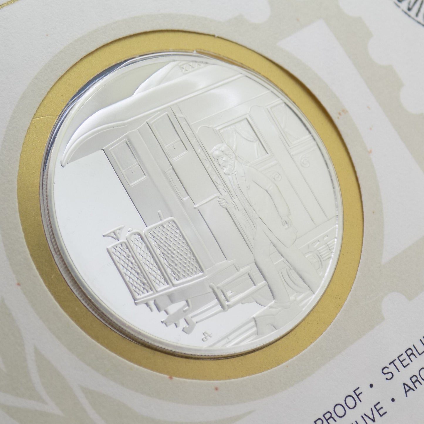 1977 Int'l Society of Postmasters Rio de Janeiro - São Paulo Railro Silver Medal