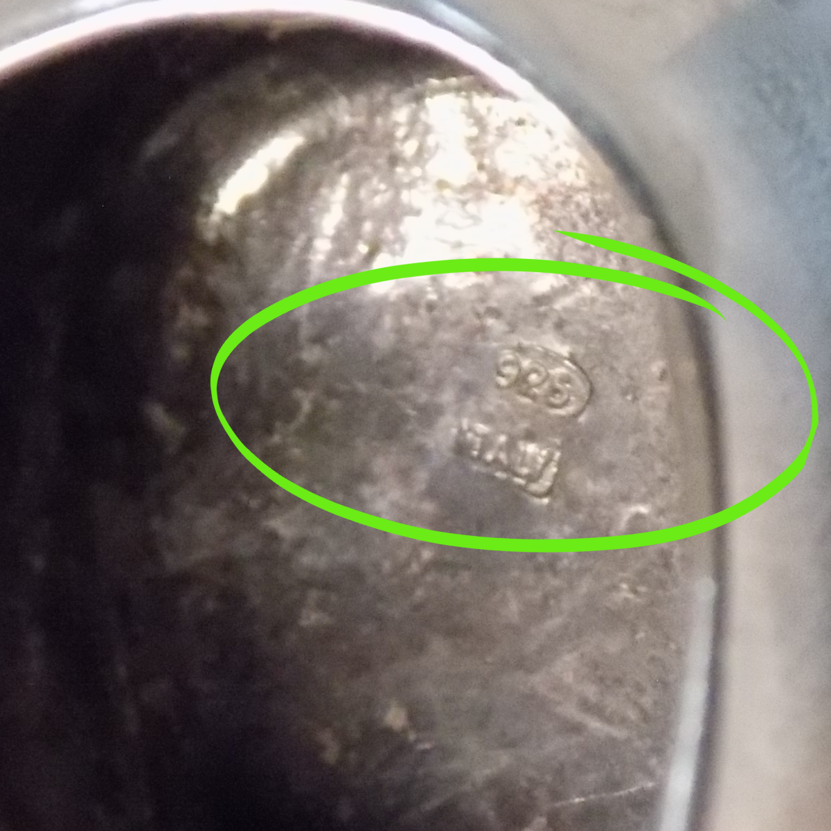 Vintage Italian Sterling Silver 925 Child Shoe with Flowers Miniature 1980s