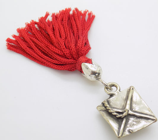 Vintage Italian Handmade Genuine Silver .800 Academic Hat Mortarboard Miniature