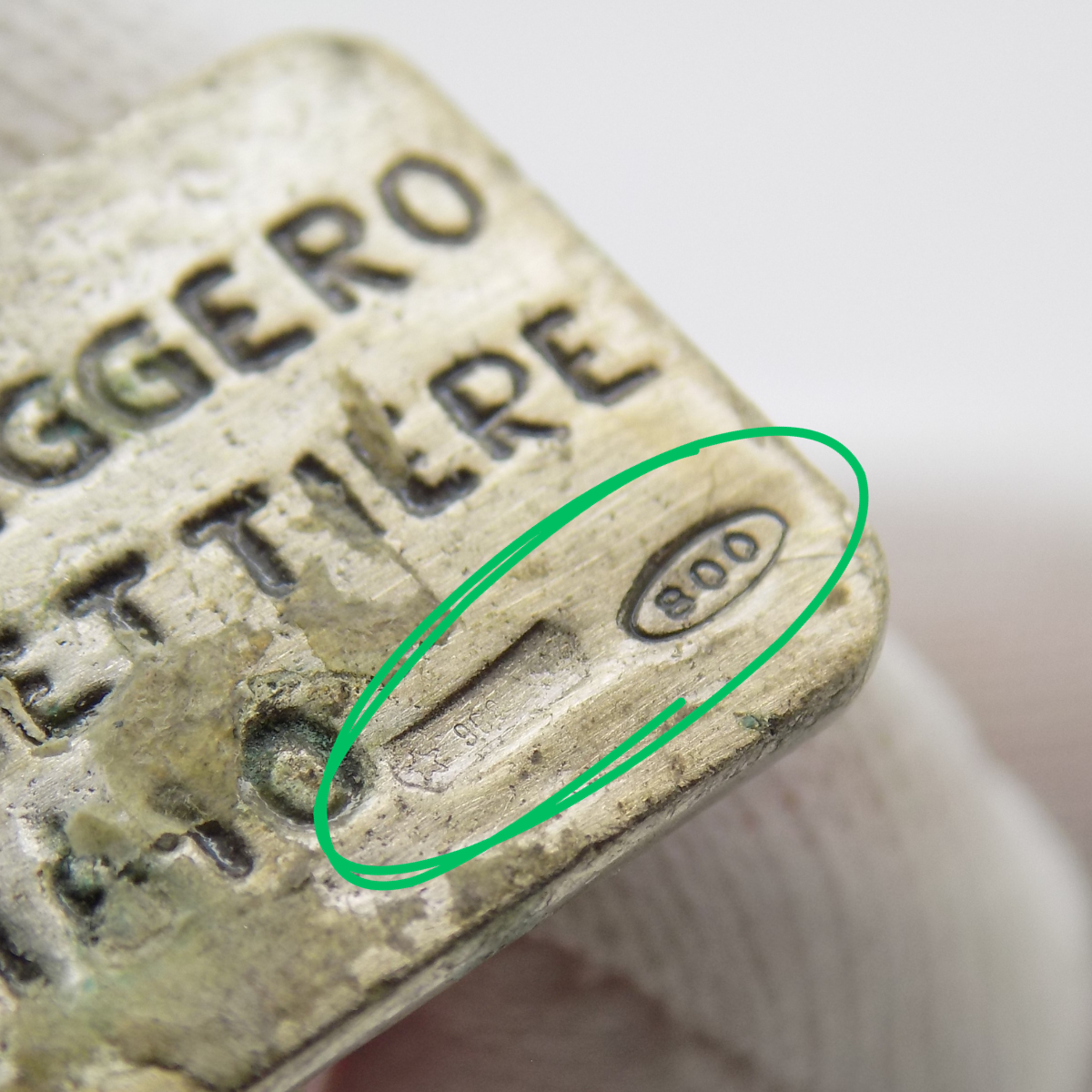 Vintage Italian Silver Military Trooper Rare Figurine Novara 1960s 1970s