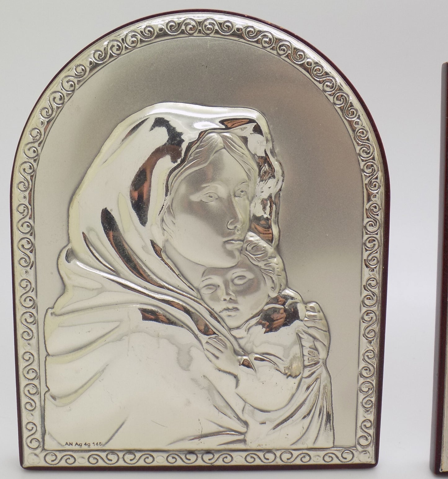 5 x Vintage Italian Genuine Silver Plated & Lamina (Sheet)Sacred Icon Collection