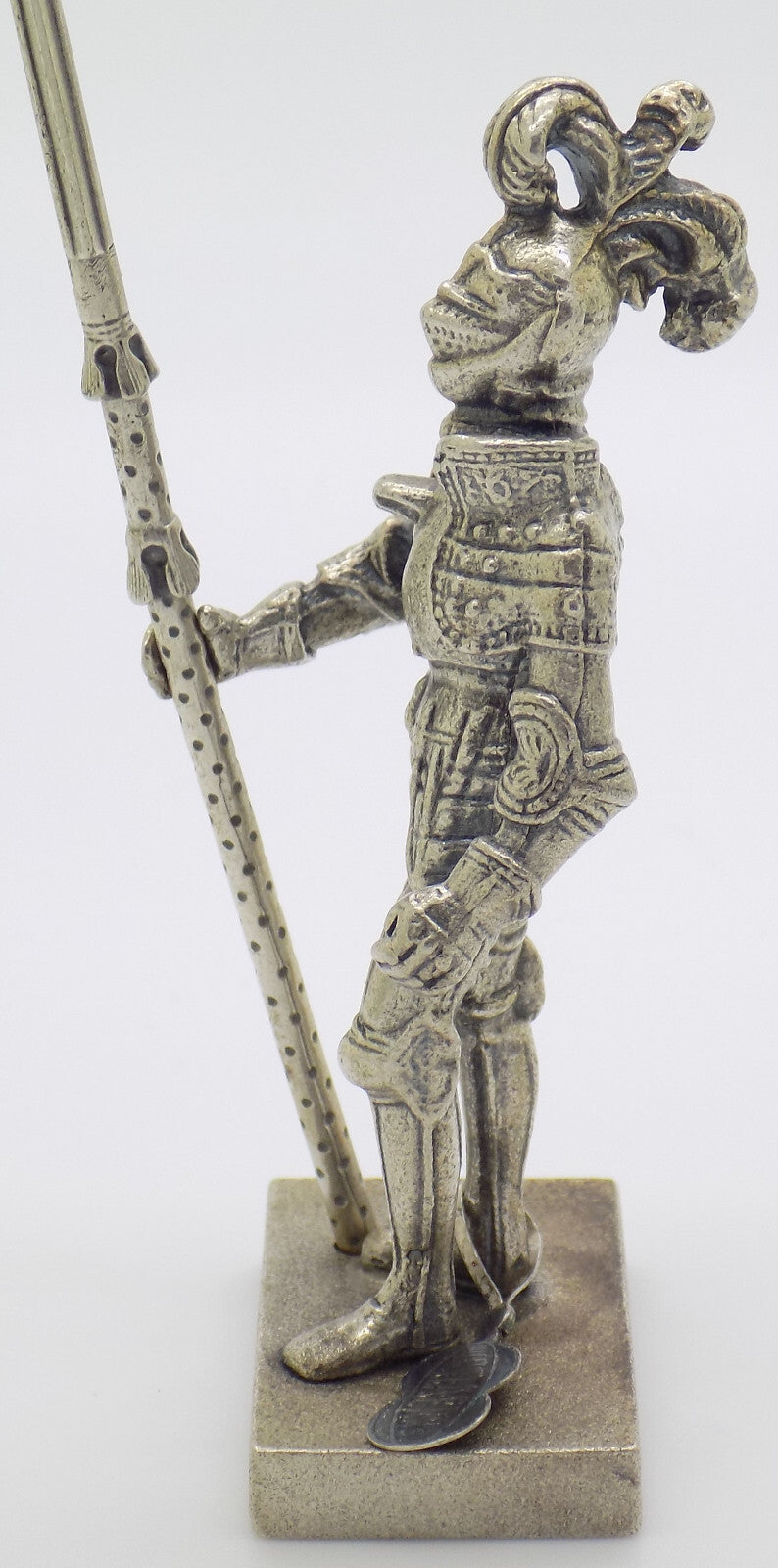 Vintage Italian Handmade Genuine Silver UNO-A-ERRE Knight Rare LARGE Figurine