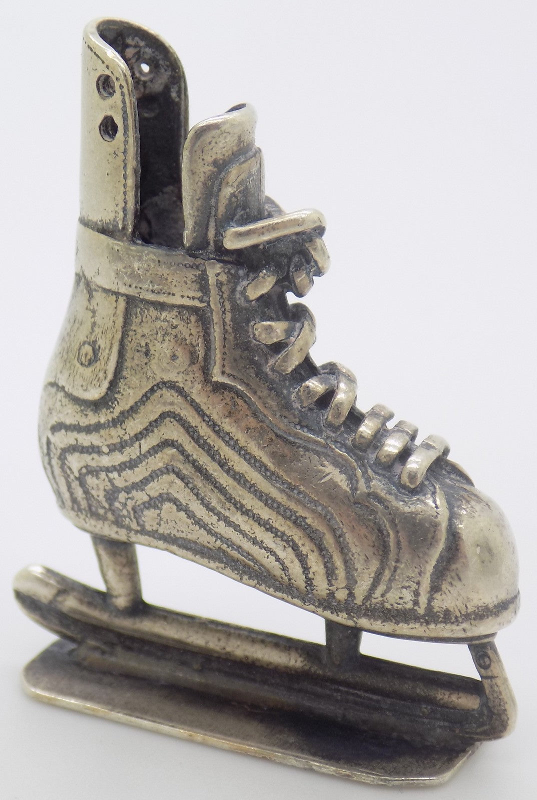 Vintage Italian 800 Silver Ice Skates Figurine Miniature Made in Novara