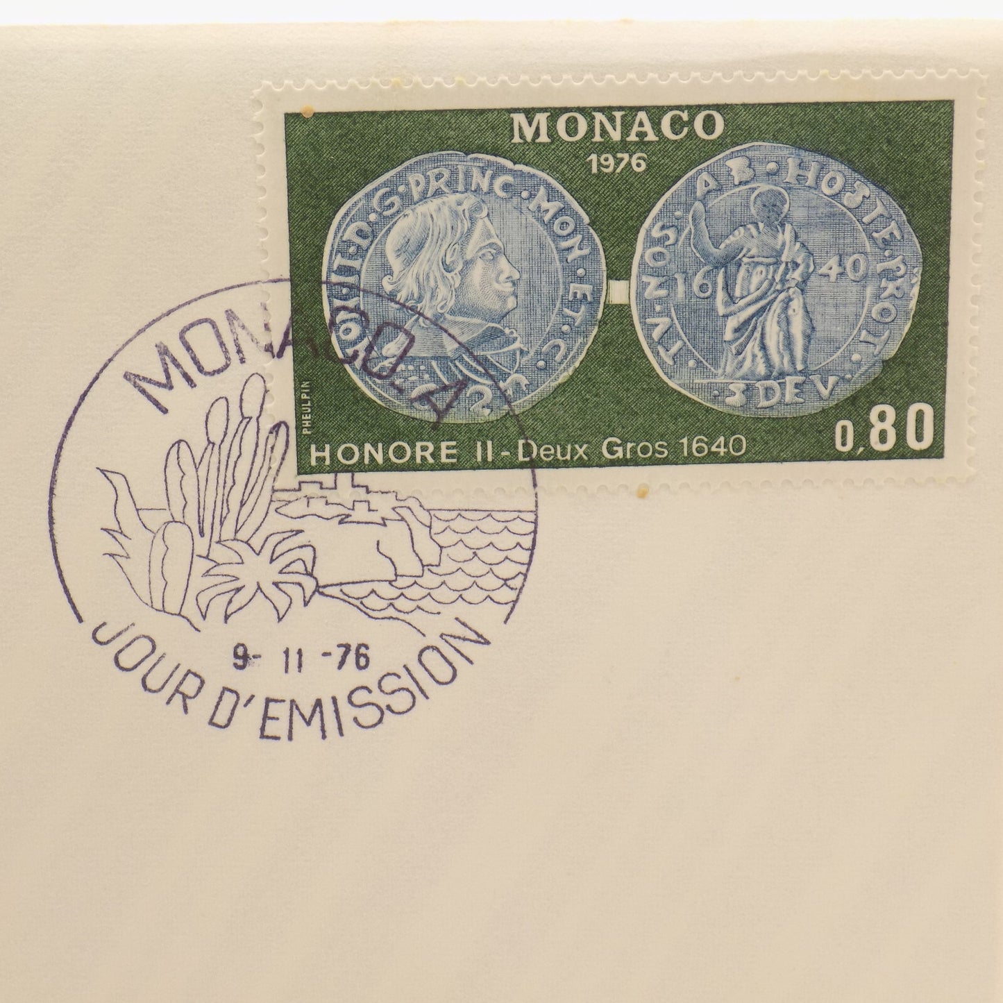 1976 Int'l Society of Postmasters The First coins Struck in Monaco Silver Medal
