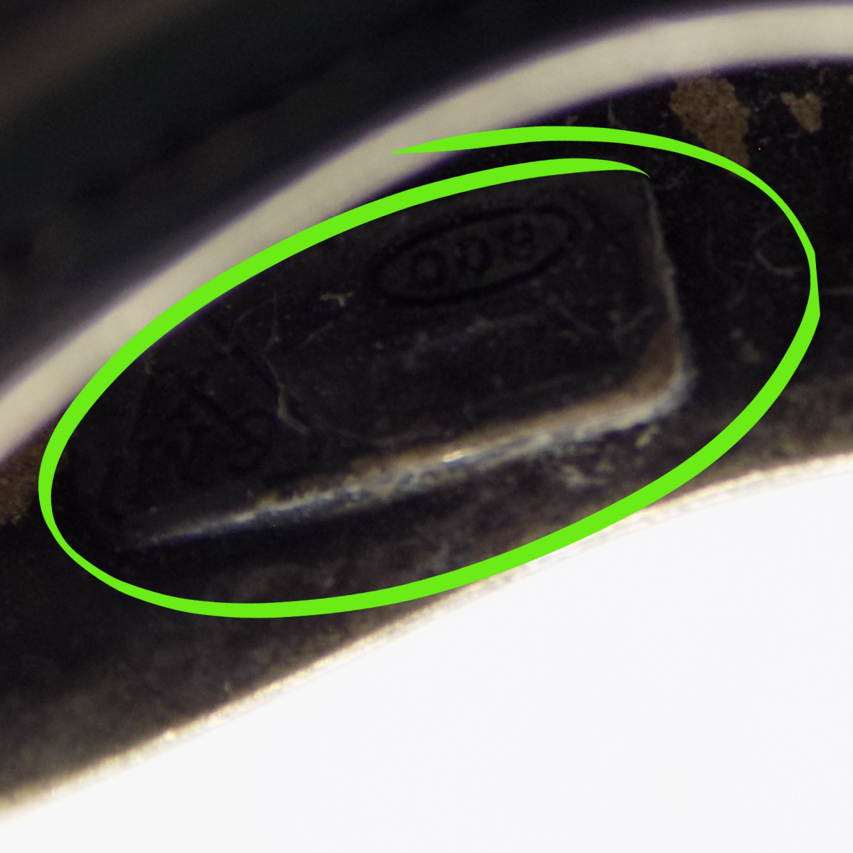 Vintage Italian Handmade Genuine Silver 800 Men’s Shoe Dollhouse Miniature