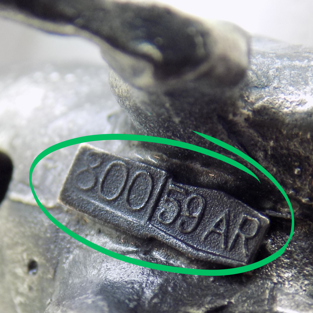 Vintage Italian Handmade Genuine Silver Horse in Full Gallop Detailed Figurine