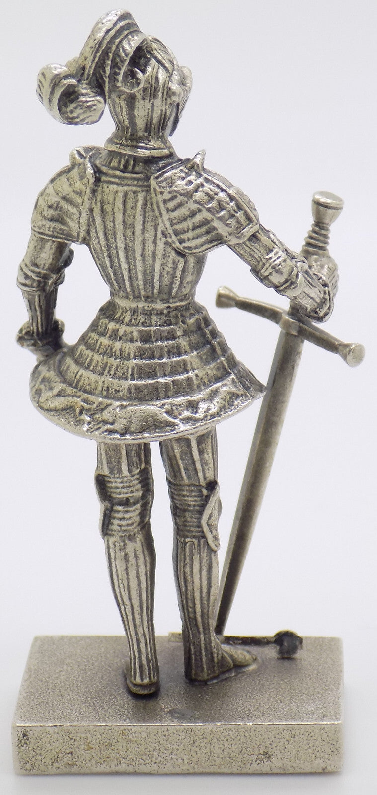 Vintage Italian Handmade Genuine Silver RARE Knight Medieval UNO-A-ERRE Figurine