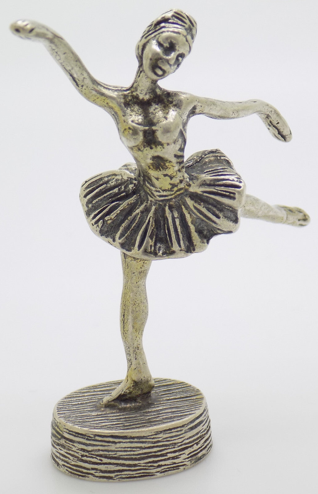 Vintage Italian Handmade Genuine Silver .800 Ballerina Dancer Figurine Miniature