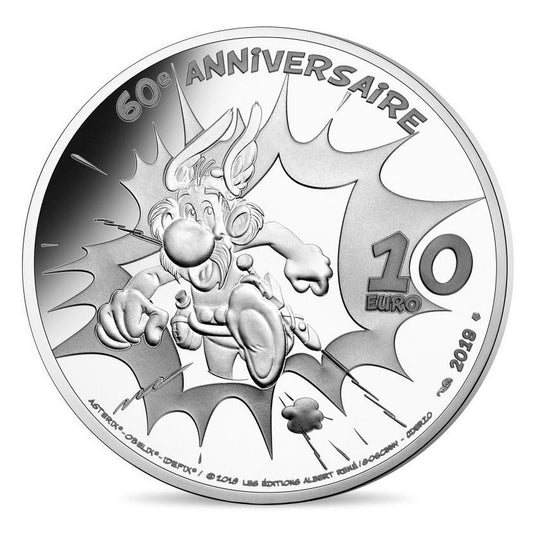 France 2019 Asterix La Fille de Vercingetorix 10 Euro Silver Proof 900/000 Coin